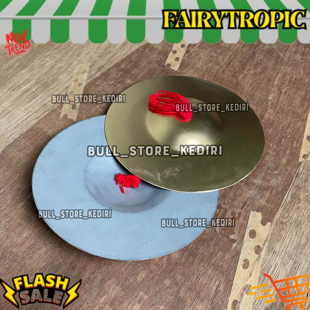 Mainan Gendang Barongsai Ceng-Ceng Bahan Kuningan Untuk Anak AUTO DICARI 