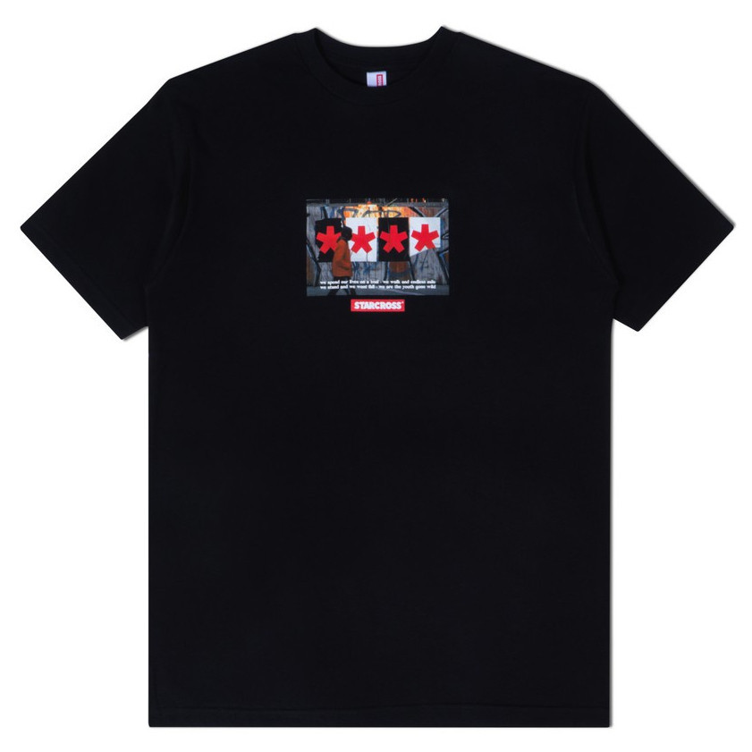 STARCROSS Kaos Pria - STREET - Black Original