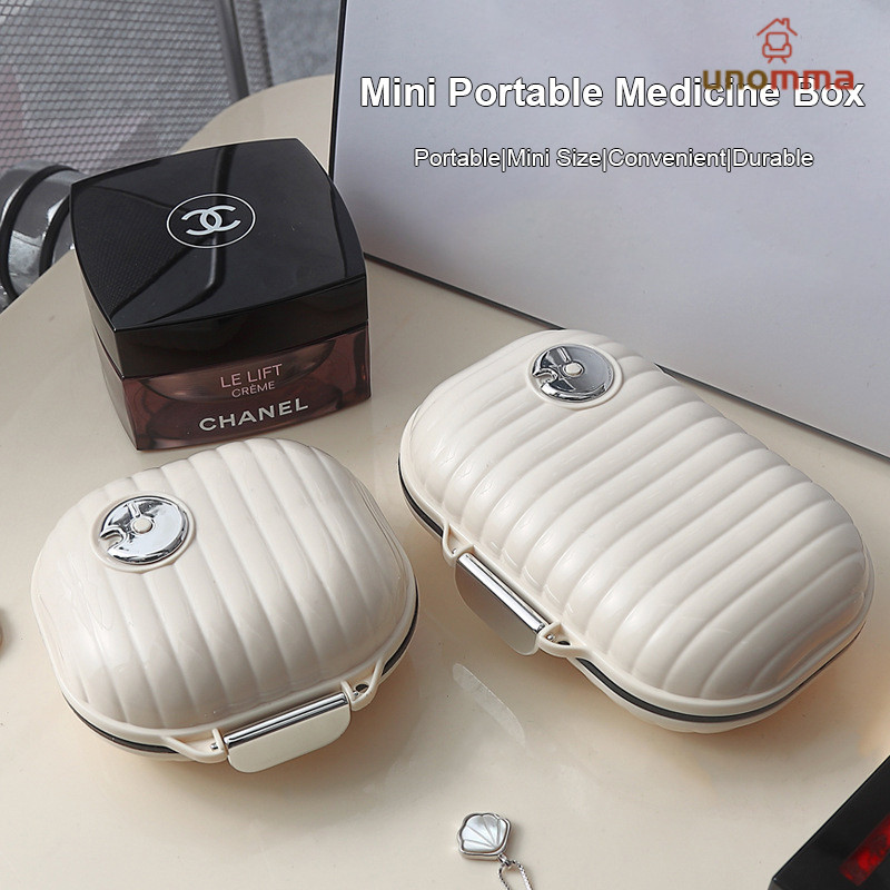 Mini Portable Medicine Box Travel Pill Subpackage Box Sealed Pill Box