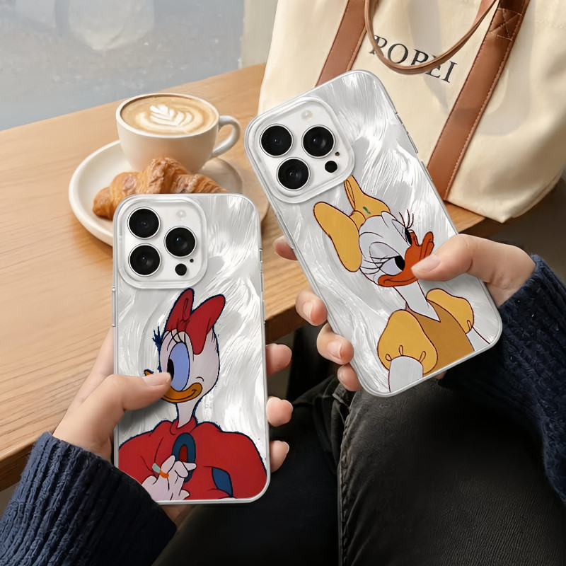 Gift Idea Disney Couple Case Redmi10-13 9A 4G Pro 5G Poco M3 Pro X3 NFC X5 5G  Note 9 Huey & Daisy