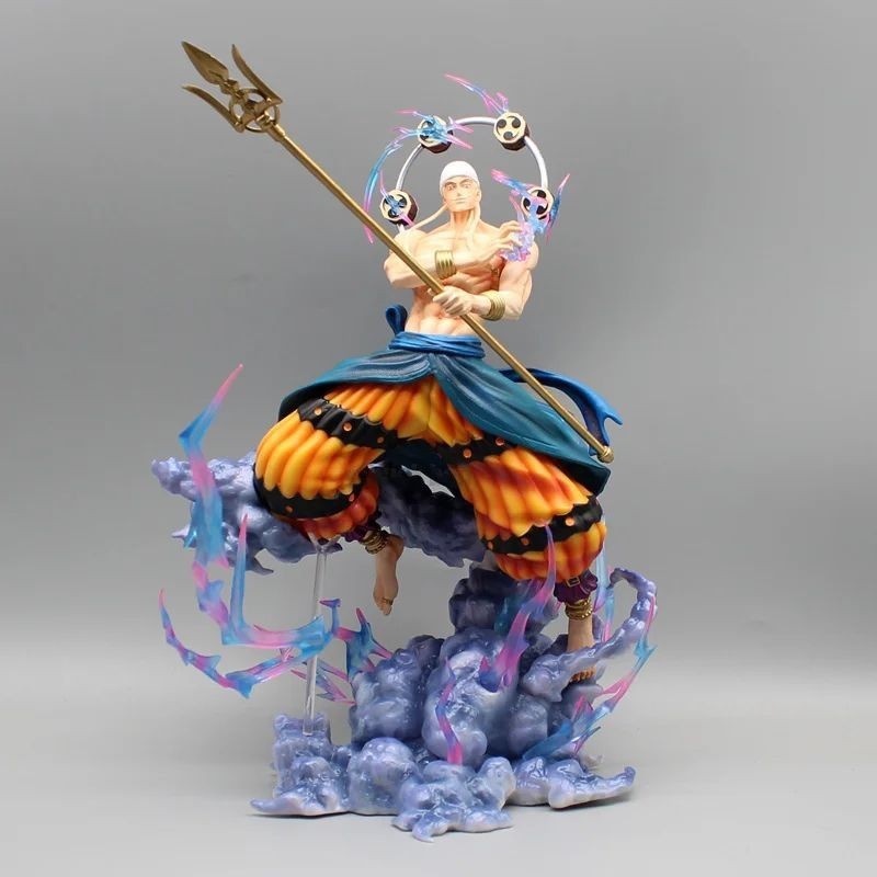 Action Figure One Piece Enel Logia Type PVC Statue Collection Pajangan