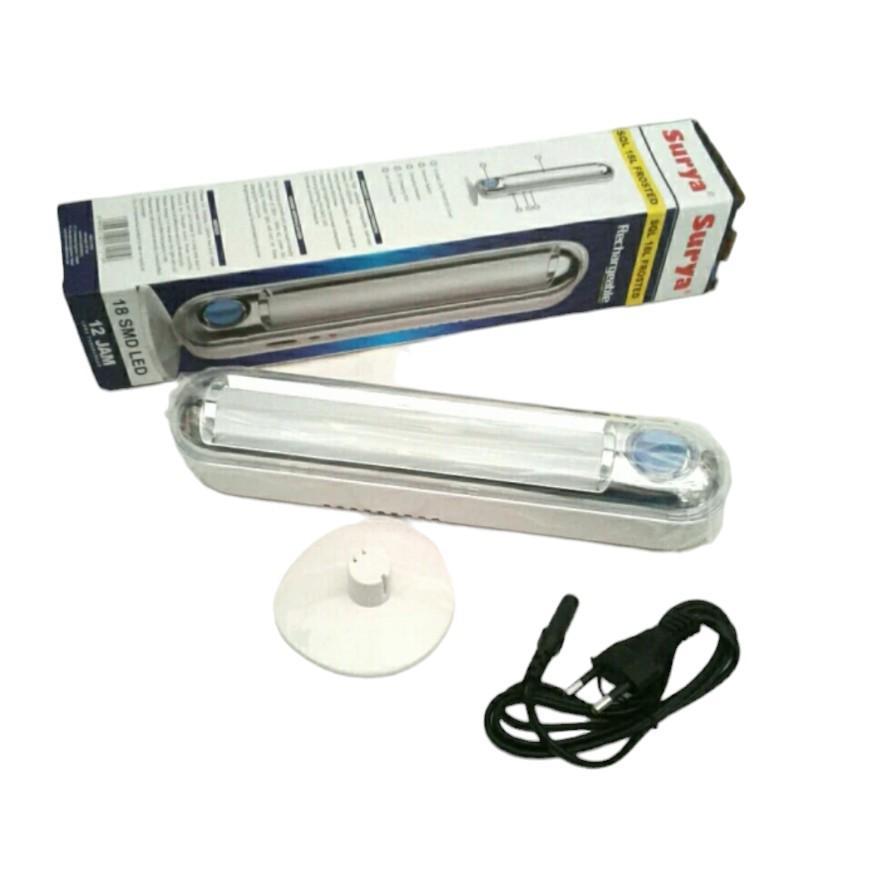 Lampu Emergency Surya SQL 18L Frosted