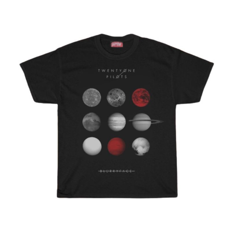 (COD) KAOS / T SHIRT / TWENTY ONE PILOTS / KAOS BAND TWENTY ONE PILOTS BLURRYFACE