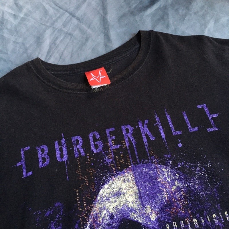 (COD) Monggo kaos Burgerkill superficial original rare