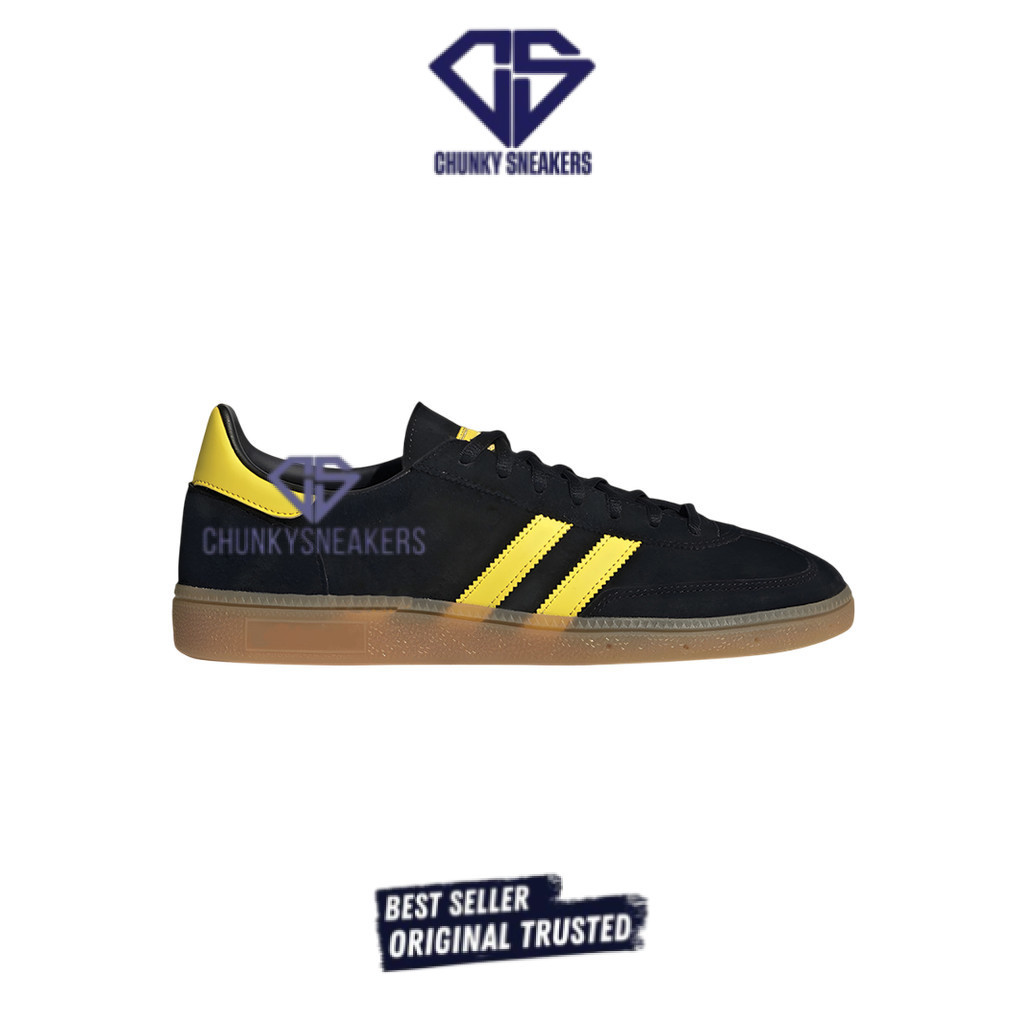 Sepatu Adidas Handbal Spezial Core Black Yelow Gold 100% Original BNIB