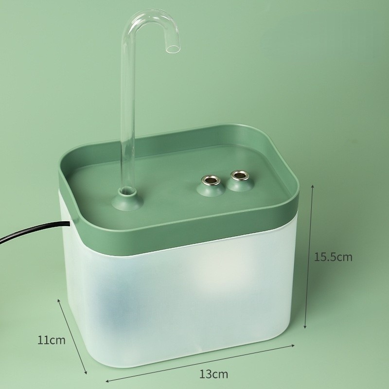 newFOLOPETS Water Fountain Kucing Tempat Minum Kucing Air Mancur Otomatis Pet Fountain Dispenser Min