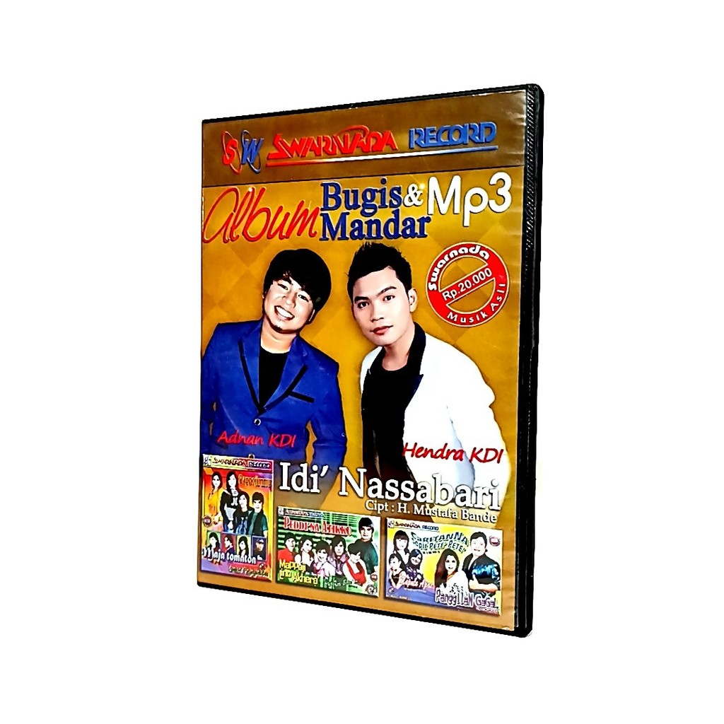 kaset CD MP3 Album Bugis Mandar Idi' Nasabari Swarnada Record