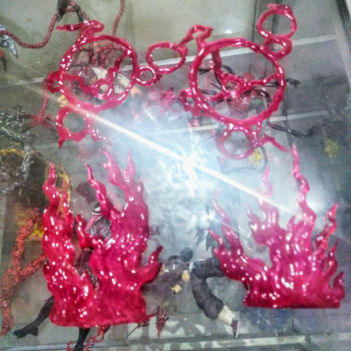 Diorama Figure Scarlet witch new ver Aksesoris Efek