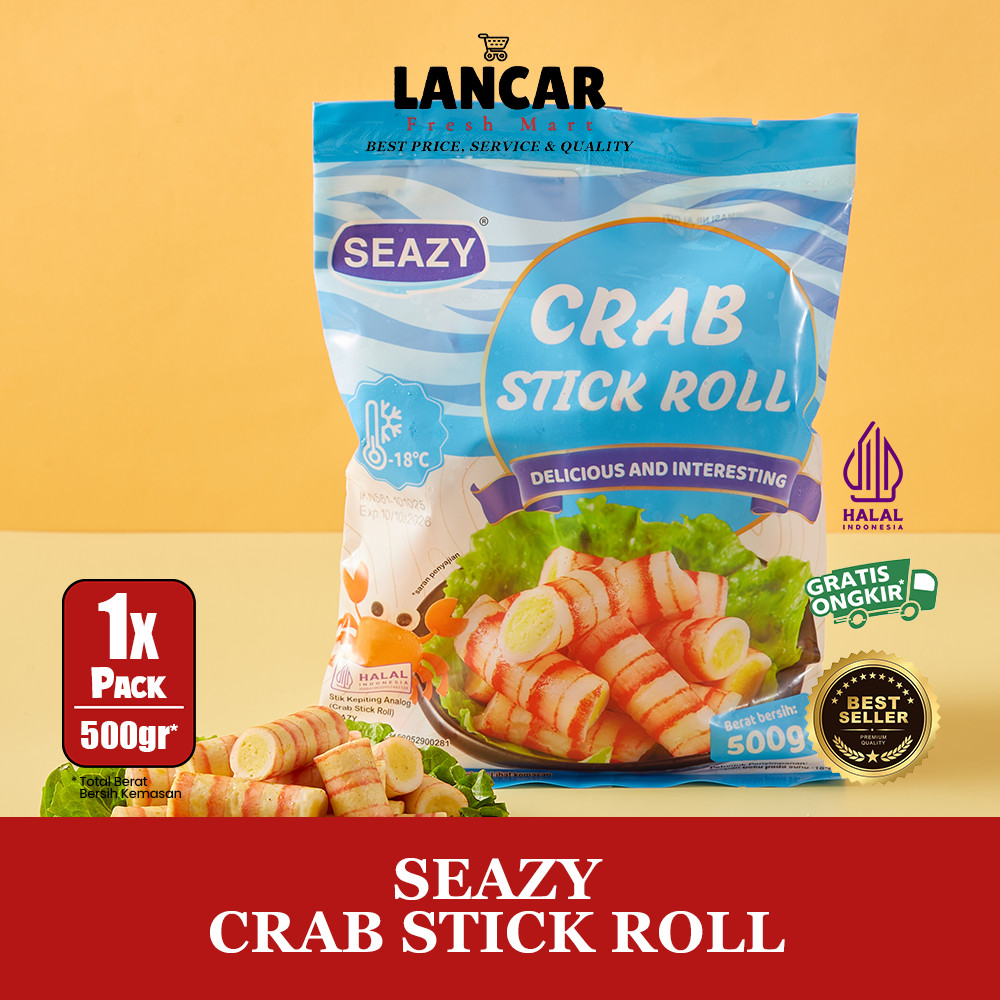 SEAZY CRAB STICK ROLL 500GR