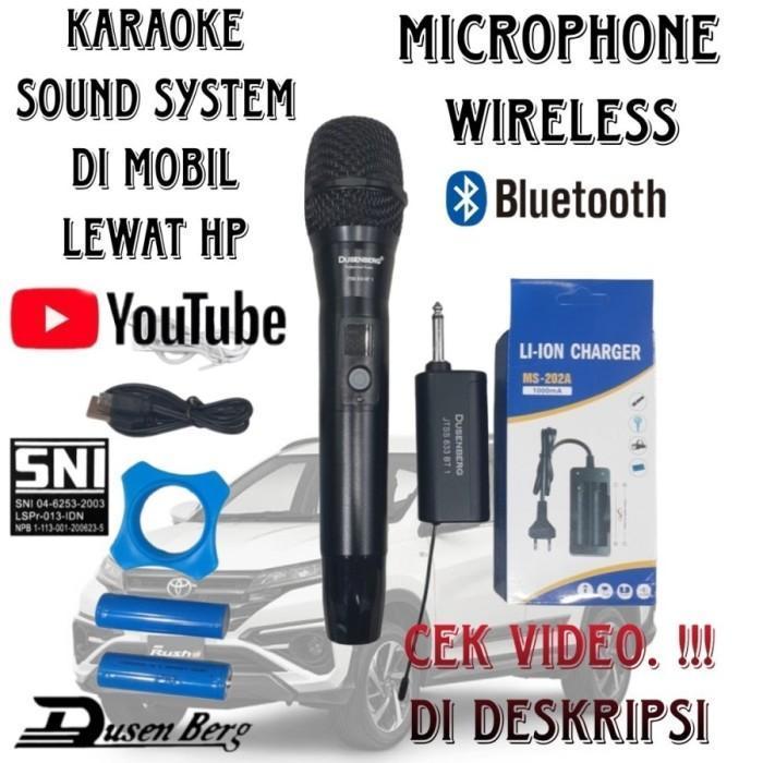 Mic Bluetooth DUSENBERG BT 1 Karaoke Sound System DI Tape Mobil..