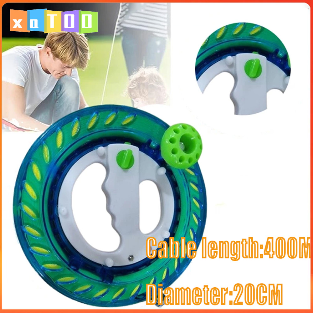 1PCS*20CM/400M Alat Gulung Benang Layangan Handle Kite Layangan Dengan Kunci Pegangan Benang Layanga