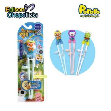 DecorStore0 Edison learning chopstick / sumpit belajar anak - Pororo TERLARIS