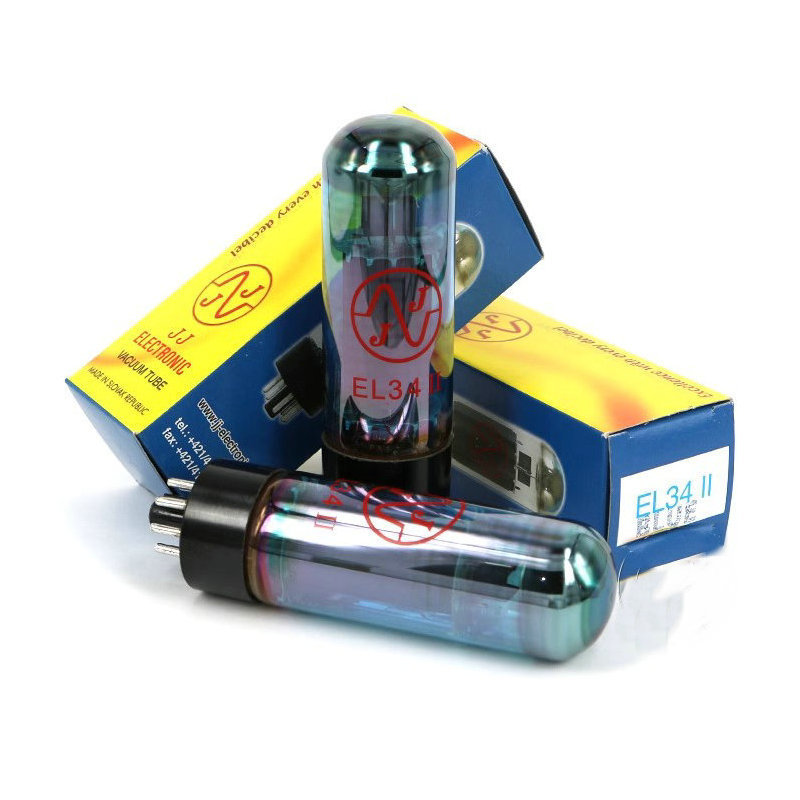 JJ EL34II Blue EL34 Vacuum Tube Upgrade EL34 EL34C 6CA7 5881 6P3P 6L6 HIFI Auo Valve Electron Tube A