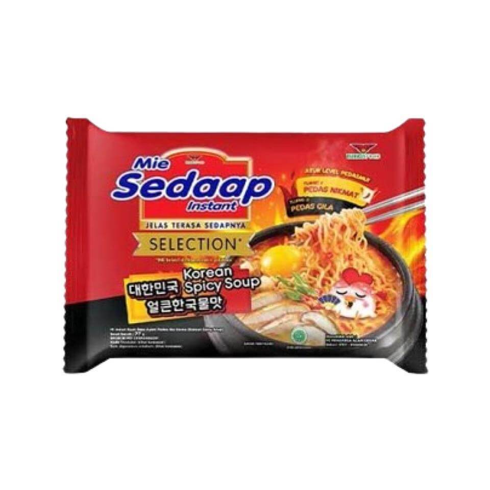 Sedaap Mie Instan Korean Spicy Soup 77 gr