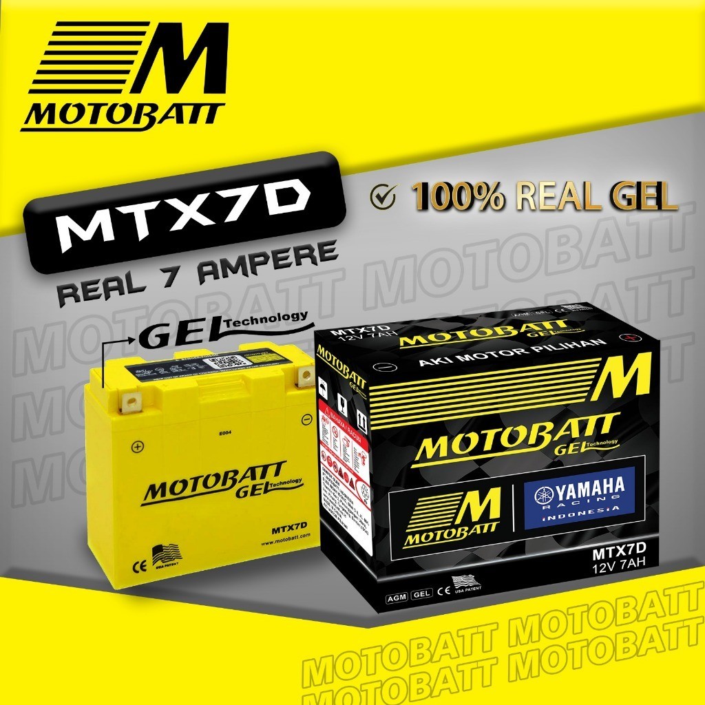 Accu Aki MOTOBATT MTX7D Original / Aki Motor Tiger Scorpio Nouvo