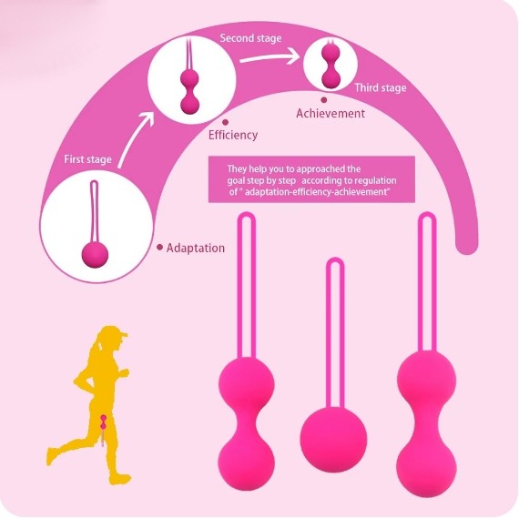 Kegel Balls  Safe Silicone Shrink Balls