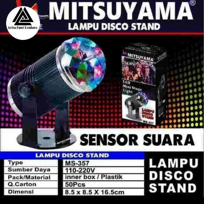 MS-357 Lampu Disco Sensor Suara Mitsuyama