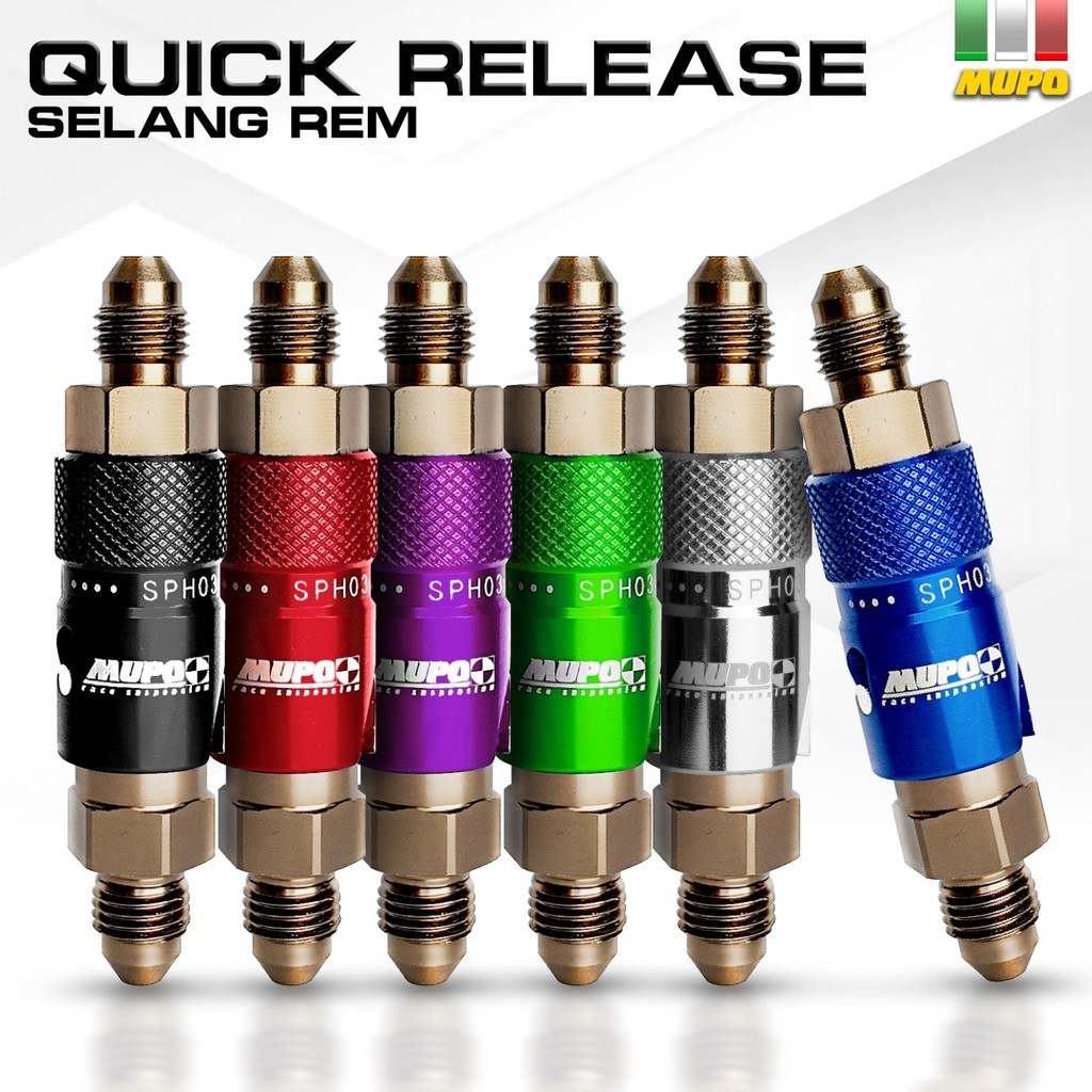 SAUBLI QUICK RELEASE MUPO CONNECTOR SELANG REM HIDROLIK CAKRAM STAUBLI ORIGINAL ULIR M10X1.0 BAHAN F