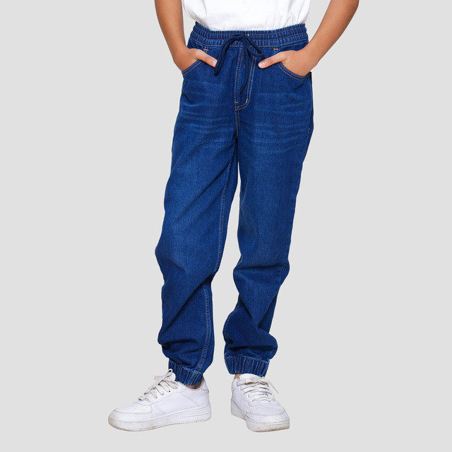 Nevada Non Stretch Celana Jogger Denim Anak Laki-laki 123466741