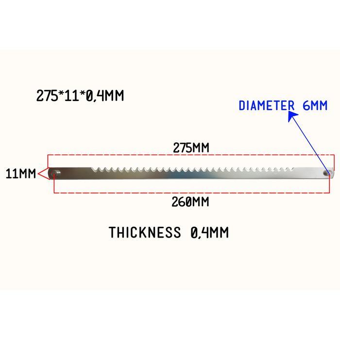 BREAD SLICER BLADE-Pisau Roti Tawar/Pisau Sandwich-Food Grade-275
