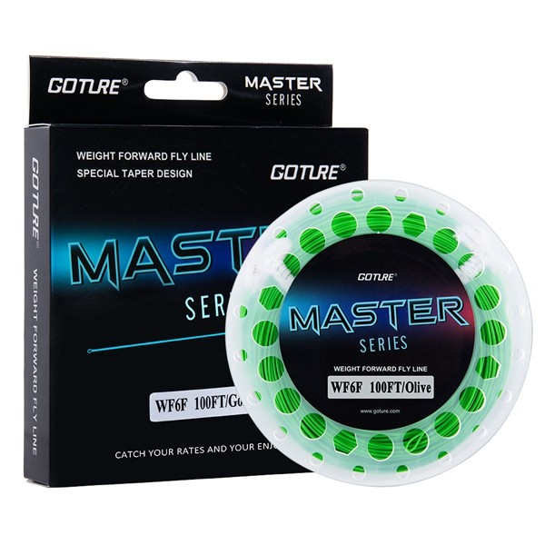 Goture MASTER Fly Fishing Line 90FT/100FT WF2F-WF10F Weight Forward Floating Fly Fishing Main Line F