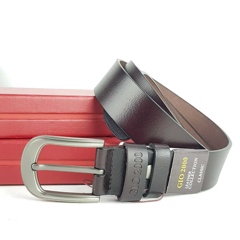 NEW 161 Ikat Pinggang Gesper Sabuk Pria - Kulit Asli GIO 2000 JRM 05