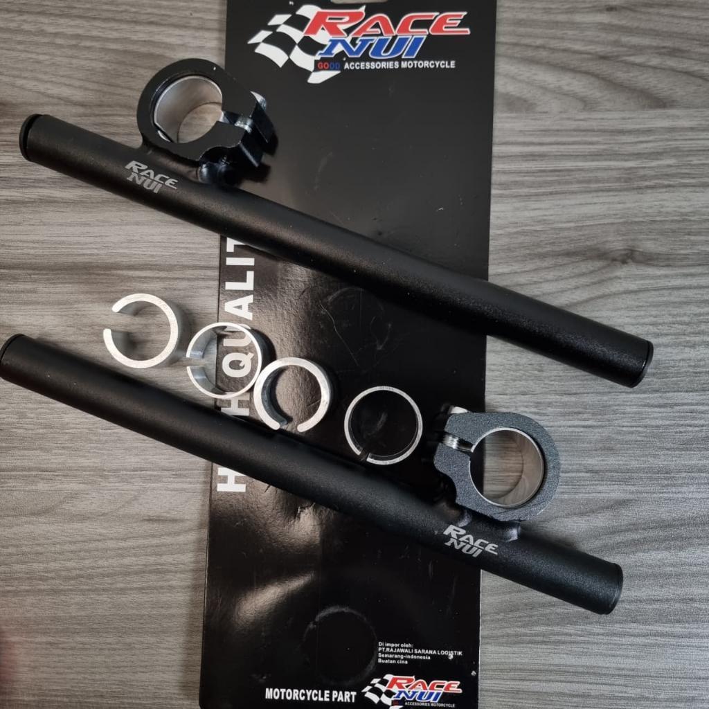 STANG JEPIT DRAG 15 DERAJAT STANG JEPIT DRAG 15 DERAJAT FULL CNC UNIVERSAL SATRIA  VIXION CB NINJA