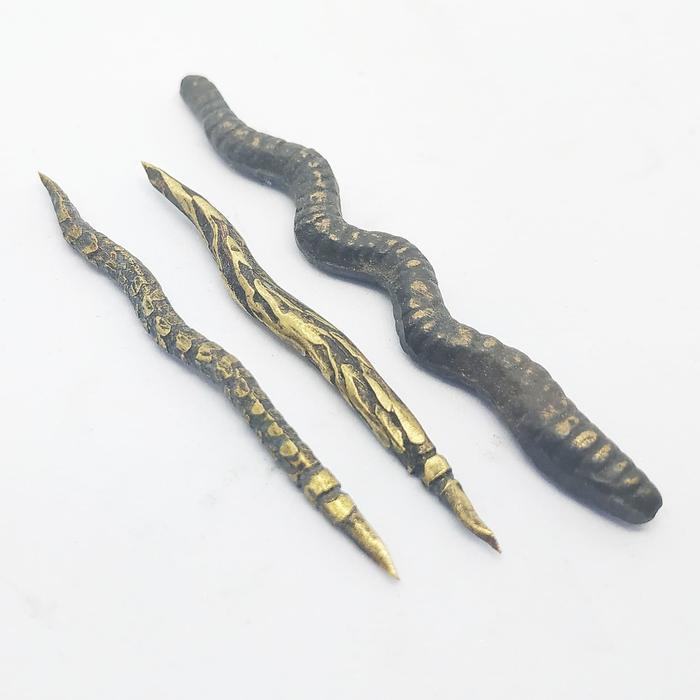 Paket Jimatan Cacing Kanil Motif Sisik Antik Unik NH2