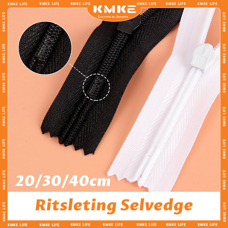 Resleting Jepang 60/40/30/20 cm Invisible Zipper / Zipper Jepang / Resleting Invisible