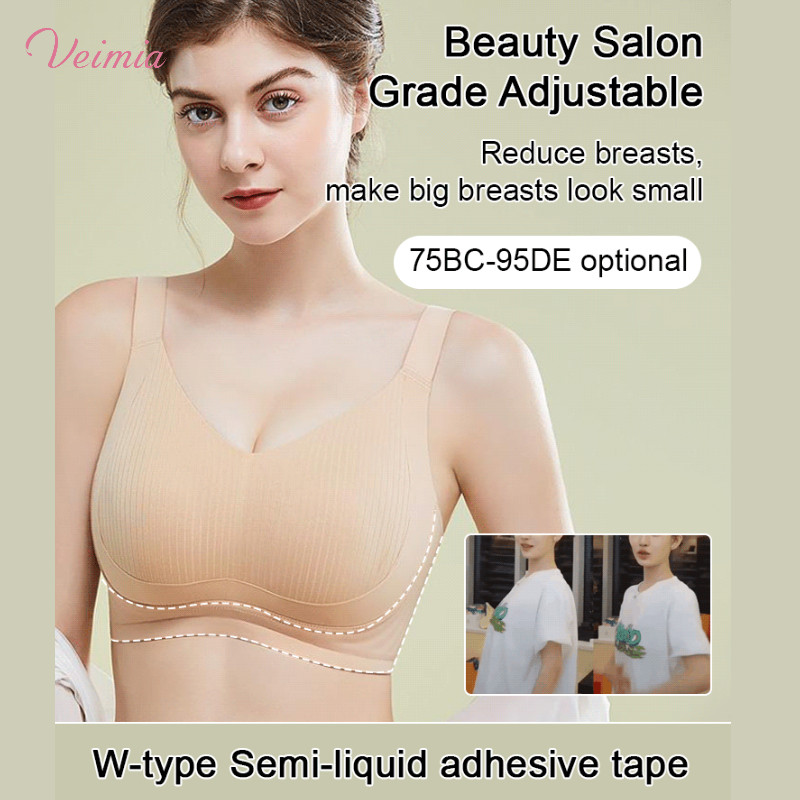 Sanggul Tersembunyi & Nyaman JL Bra Minimizer Wanita / Bra Tanpa Jahatan / Bra Nyaman Seharian / Bra