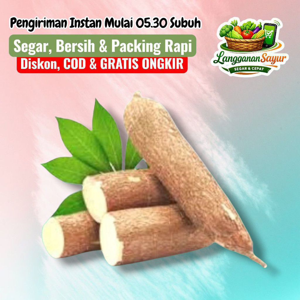 Ubi Kayu - Langganan Sayur Palembang