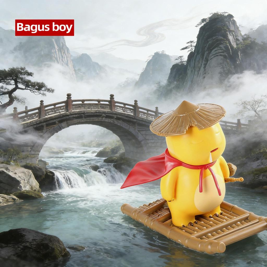 [COD]Pajangan Nailong Pendekar Bisa Gerak /Mainan Putar Nailong Hero /Mainan Figure Nailong Dino Kun