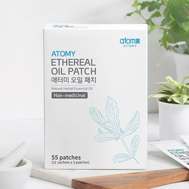 EXP：2027 Atomy Ethereal Oil Patch Koyok 55 lembar (11 pak * 5) | Dimana sakit, tempel langsung