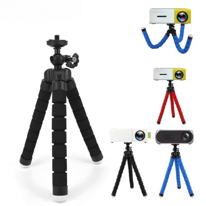 Statif Monopod Gurita Spons Mini Tripod untuk Proyektor Mini Pemegang Kamera Statif Mini untuk Ponse