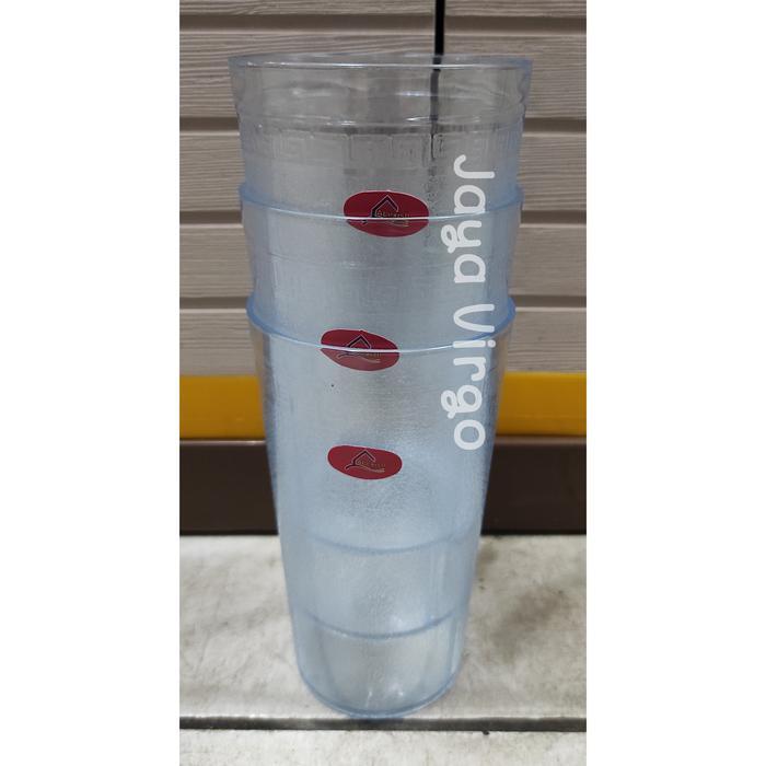 Gelas mika bening / gelas plastik / gelas akrilik / gelas bagus mika