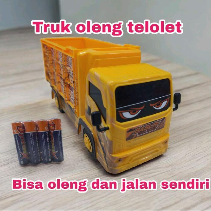 Mainan + Truk Oleng + Telolet Basuri + Viral + Bisa Oleng + dan Muter + Toys 822.A1 - TRUK OLENG KUN