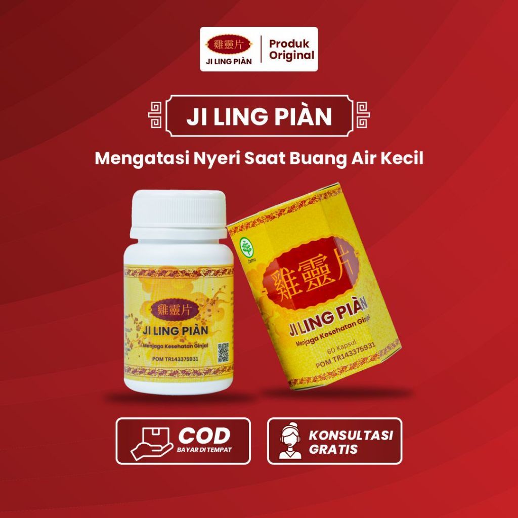 Ji Ling Pian Original Herbal Untuk ISK BPOM
