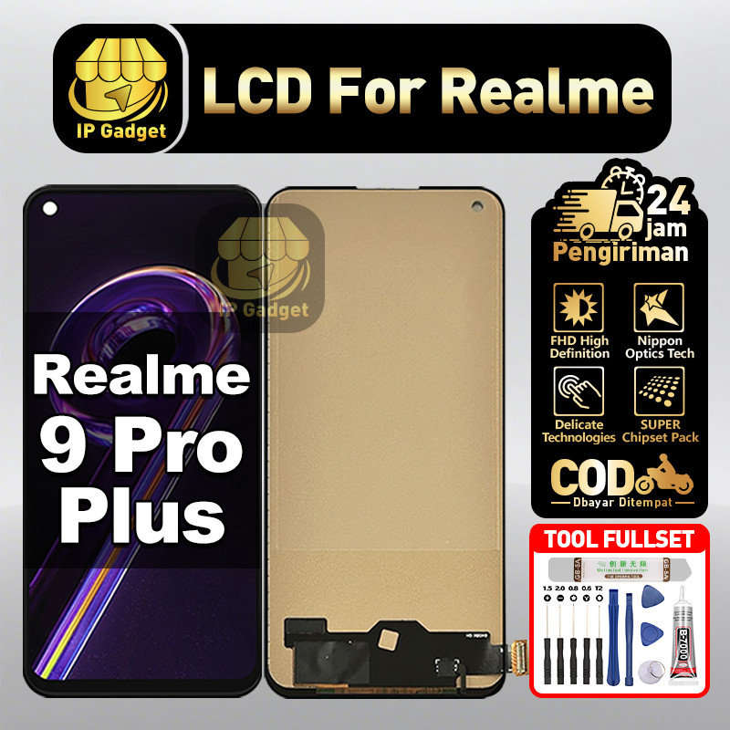 LCD REALME 9 PRO Plus Fullset LCD HP Touchscreen Layar Sentuh Touch Screen COD