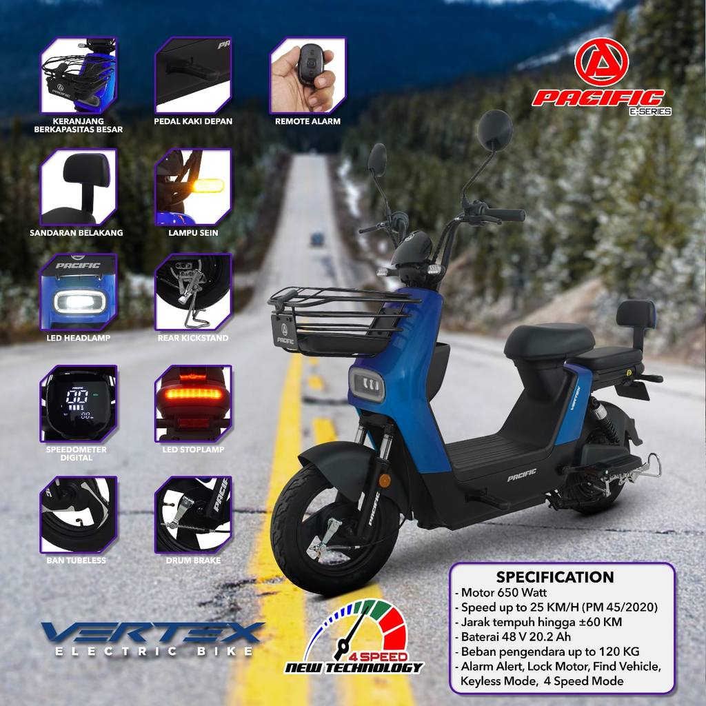 Sepeda Listrik Pacific Vertex