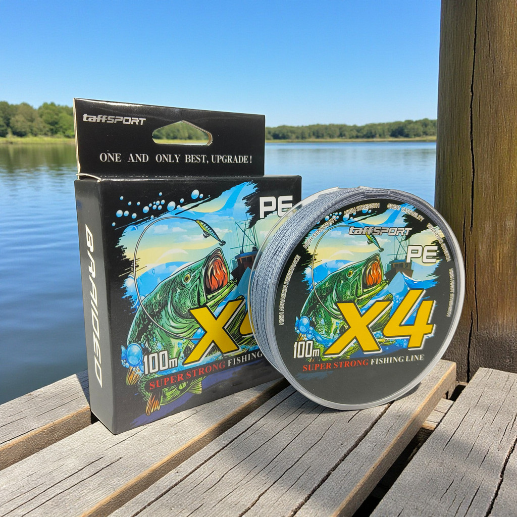 Senar Pancing PE 4 Braided Strand Fishing Line 100M 6.0 - Benang Pancing PE 100 Meter - Senar Pancin