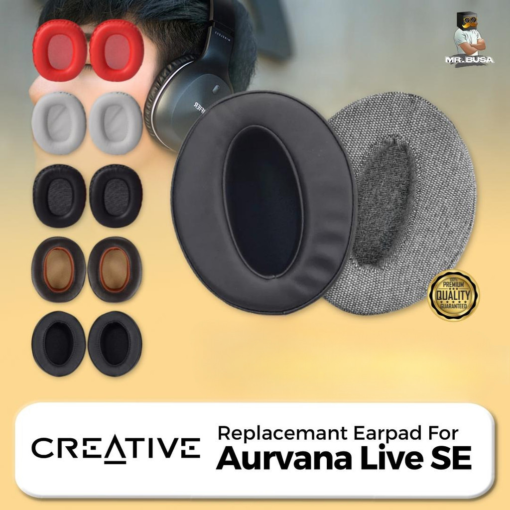 EarCushion Earpad Earcup Creative Aurvana Live SE Busa Bantalan Foam Pad
