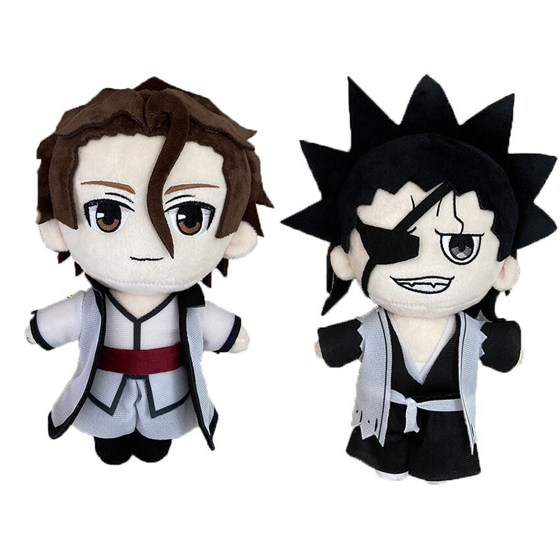 20cm BLEACH Plushies Zaraki Kenpachi Aizen Sousuke Anime Cosplay Plush Doll Toy Cute Soft Stuffed Pi