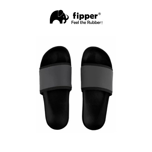 Fipper - Slip On Black / Grey Dark / White