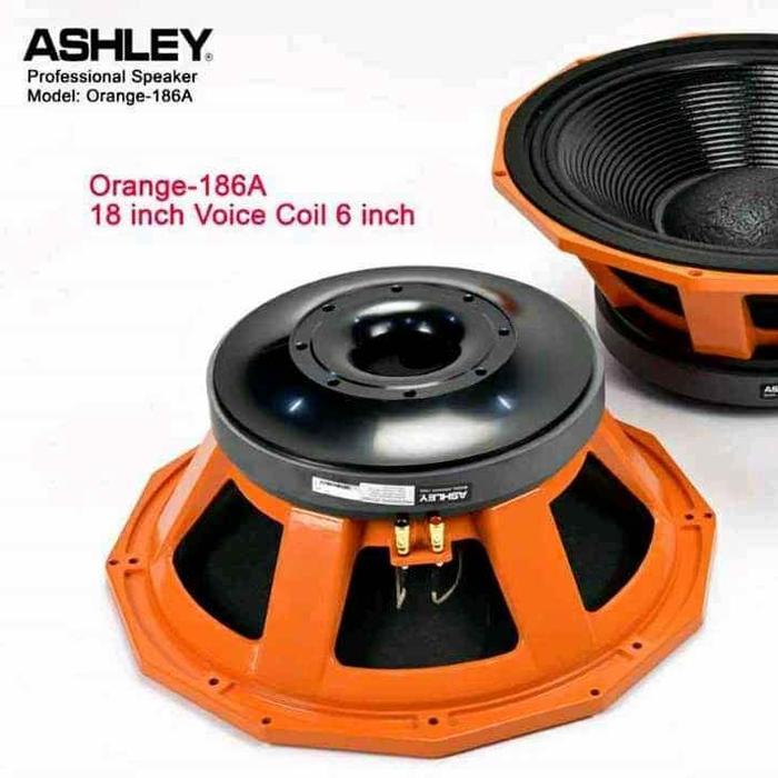 Speaker Ashley orange 186a original 18 inch voice 6 inch orange186a
