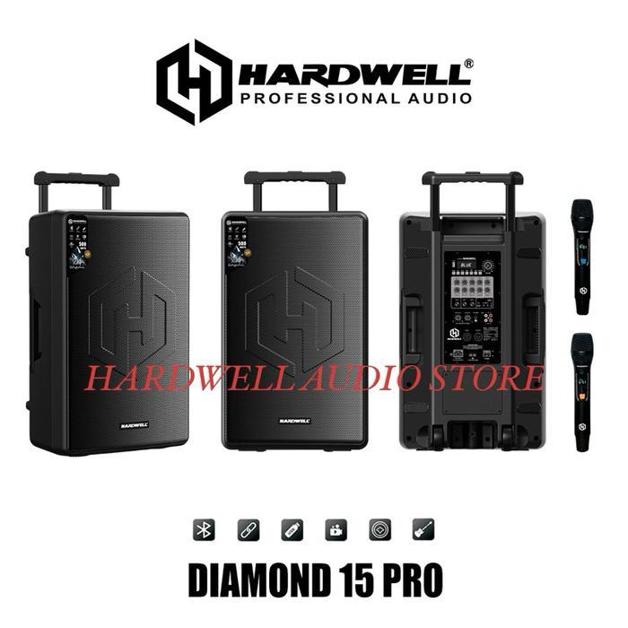 Speaker Portable 15 Inch Hardwell Diamond 15 Pro Original Speaker Portable Hardwell 15 Inch (500 Wat