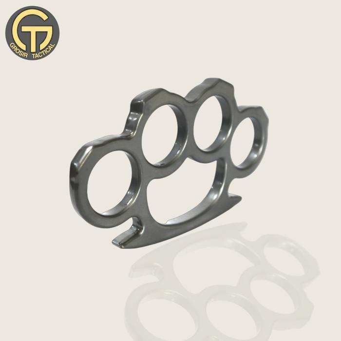 KlikSport KNUCKLE BESI/KREKLING BESI/PERLENGKAPAN KEAMANAN/TINJU BESI/KNUCLE 0,8 - Hitam