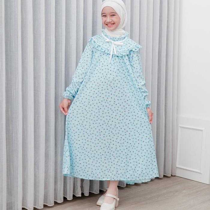 PROMO LEBARAN GAMIS ANAK ROSE SMLXL BABY.CLOTH UNTUK UMUR 3-14 TAHUN TANPA HIJAB baju  muslim  panja