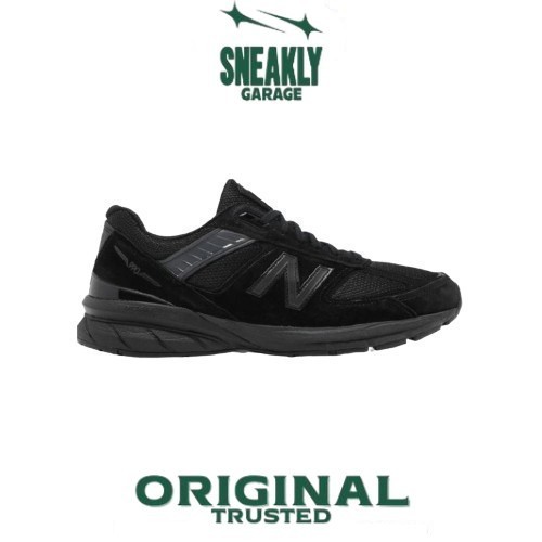 Sepatu New Balance 990 V5 Triple Black M990BB5  Sneakers Unisex