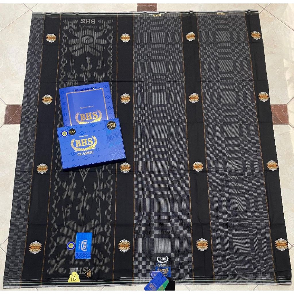 Sarung BHS Classic Songket Gold Asli Kualitas No 1