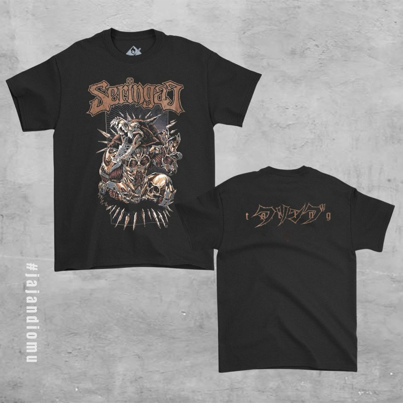 (HOT)  TS Seringai Mecha Wolf Merchandise Katun S-XL